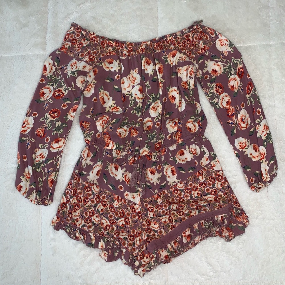Off the shoulder romper